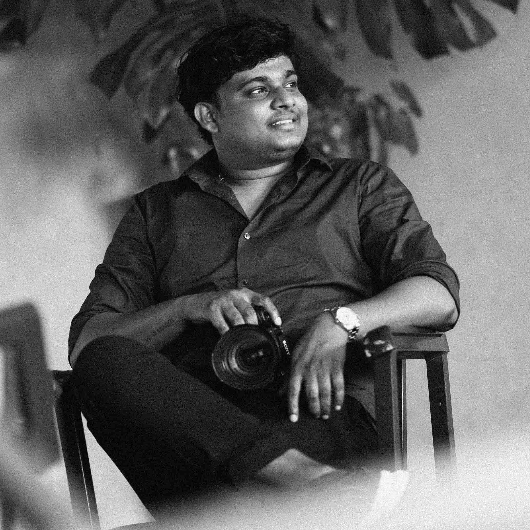 Adarsh P T — Senior Photographer, Drita Photography